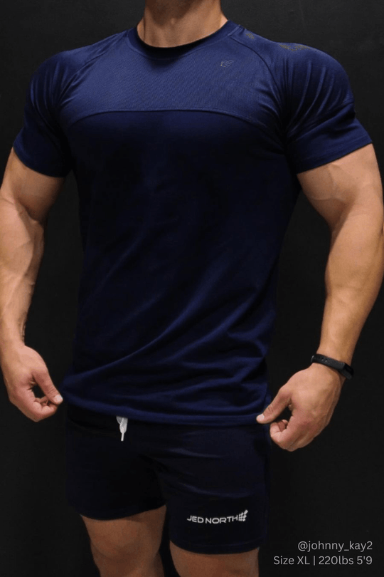 Core Mesh Workout T-Shirt 2.0 - Navy