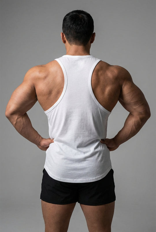 Vital Raw-Hem Tank Top 2.0 - White