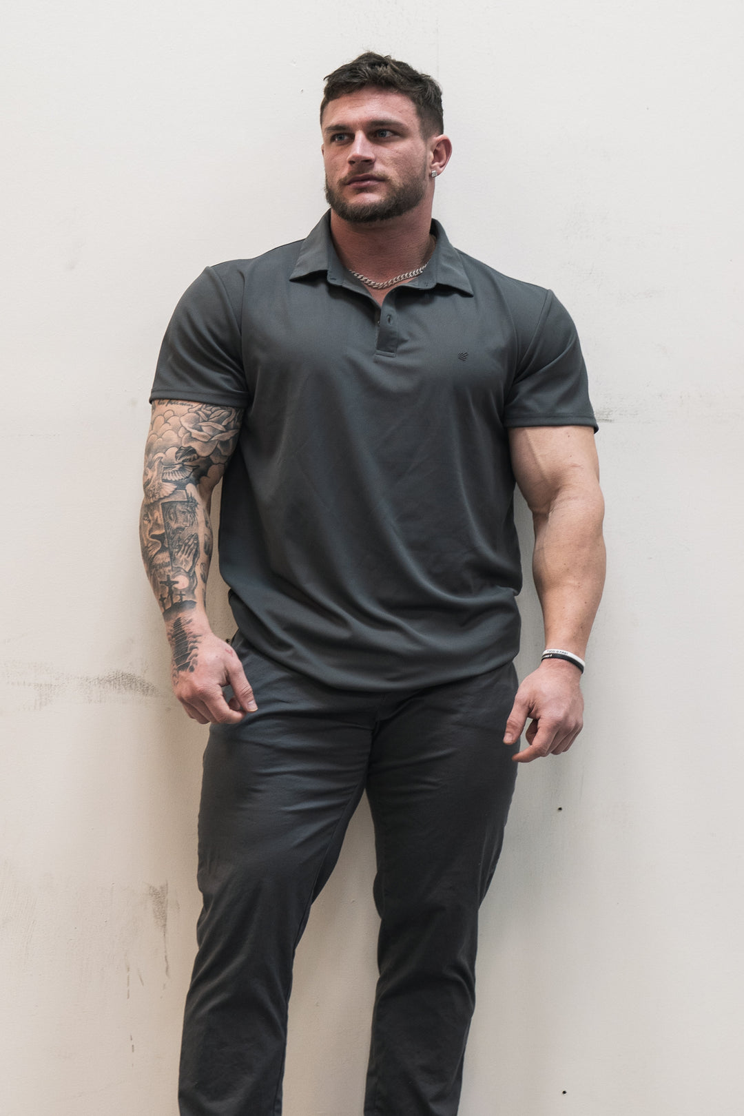 Fast-Dry Polo T-Shirt - Dark Gray