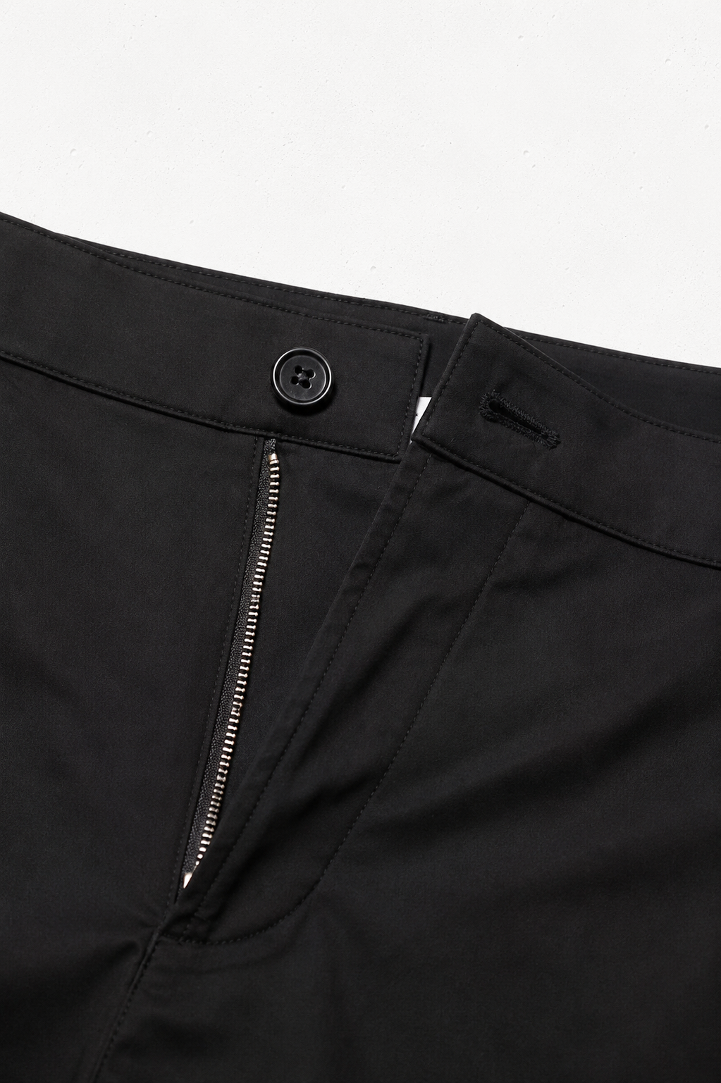 Flex Waist Chino Shorts - Black