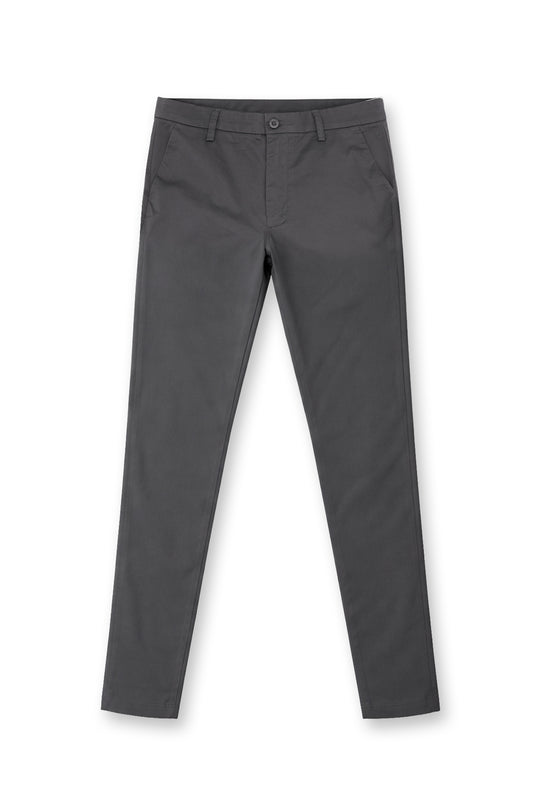 Smart Casual Chino Pants - Dark Gray