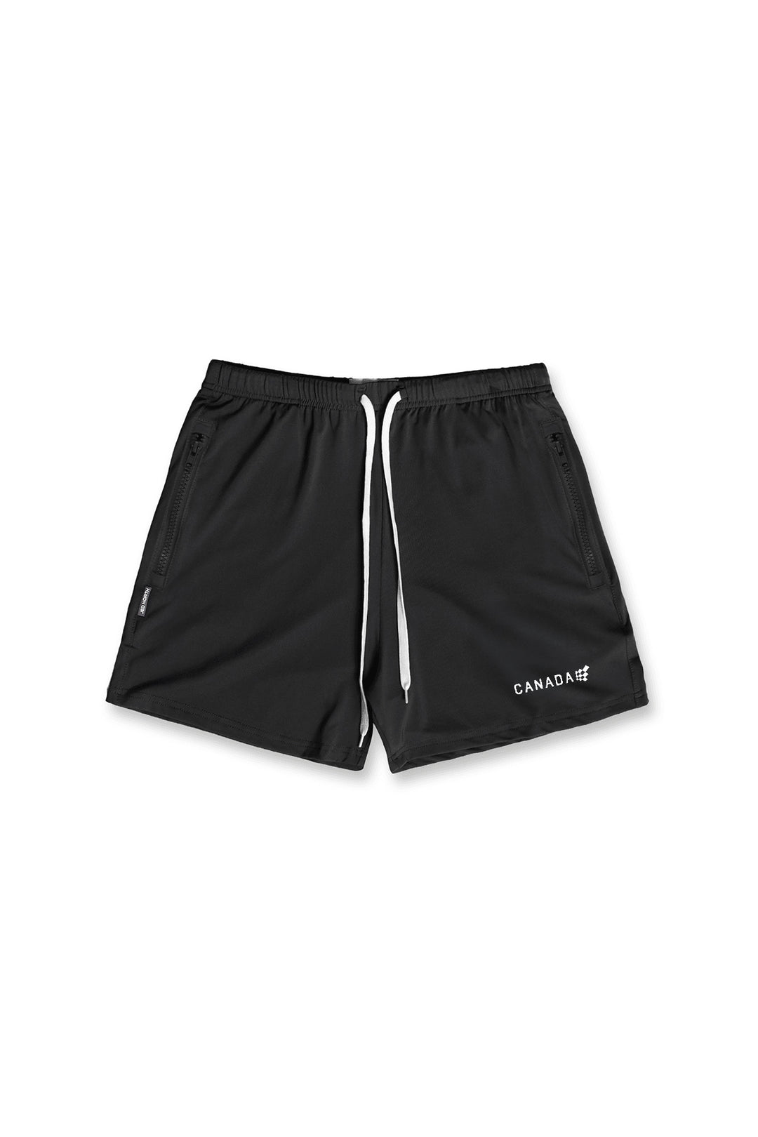Agile Bodybuilding 4'' Shorts w Zipper Pockets - Canada Logo