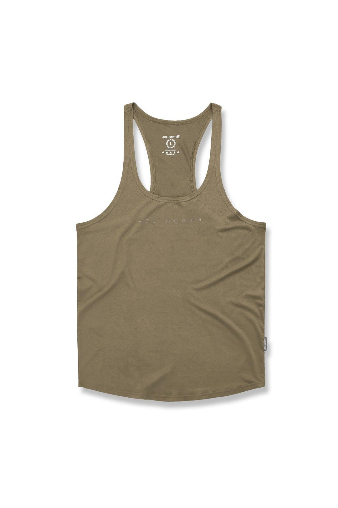 Classic Bodybuilding Racerback Stringer - Olive - Jed North