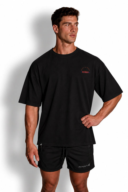 Energy Oversized T-Shirt - Humble Logo Black