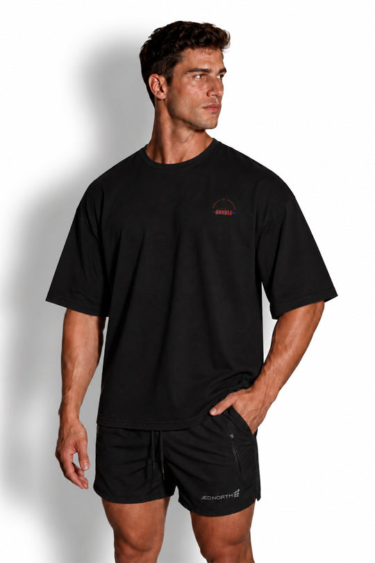 Energy Oversized T-Shirt - Humble Logo Black