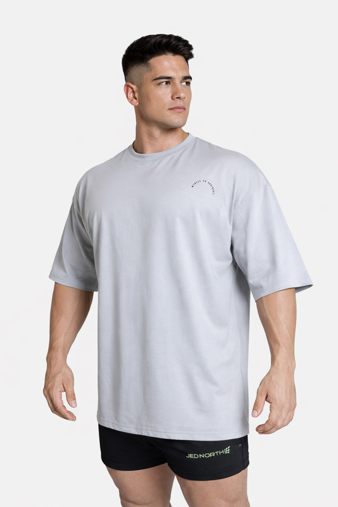 Energy Oversized T-Shirt - Gray Menace to Ordinary