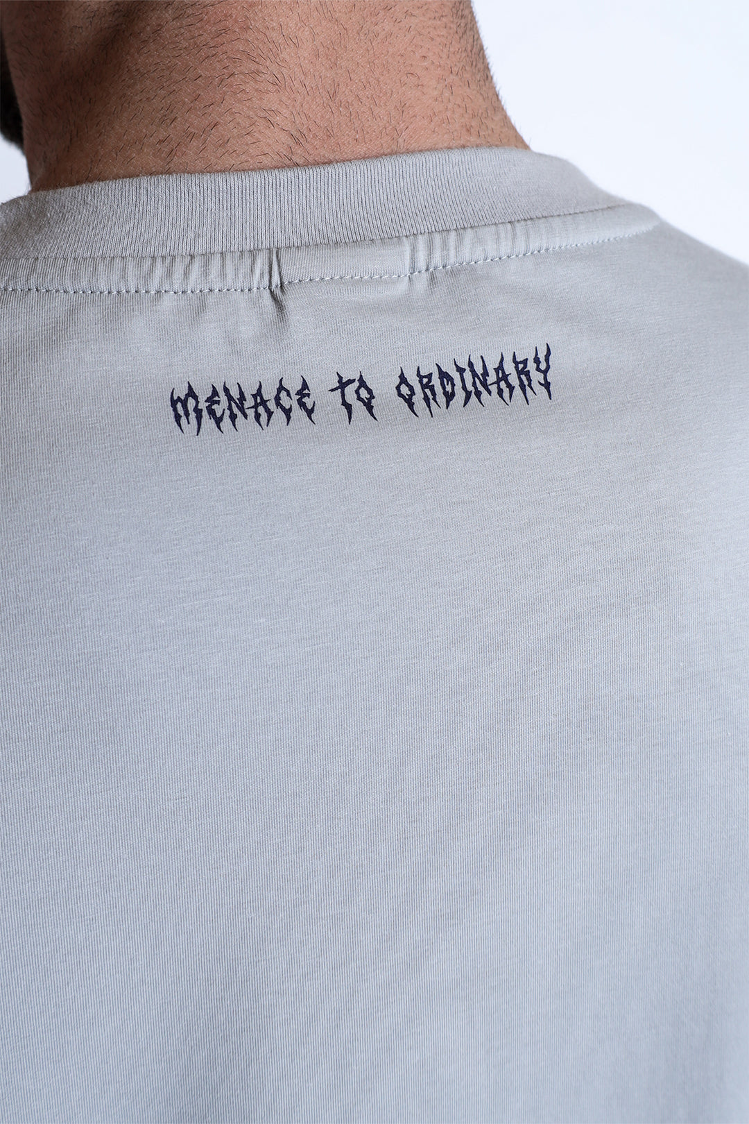 Energy Oversized T-Shirt - Gray Menace to Ordinary