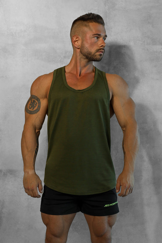 Vital Raw-Hem Tank Top 2.0 - Green