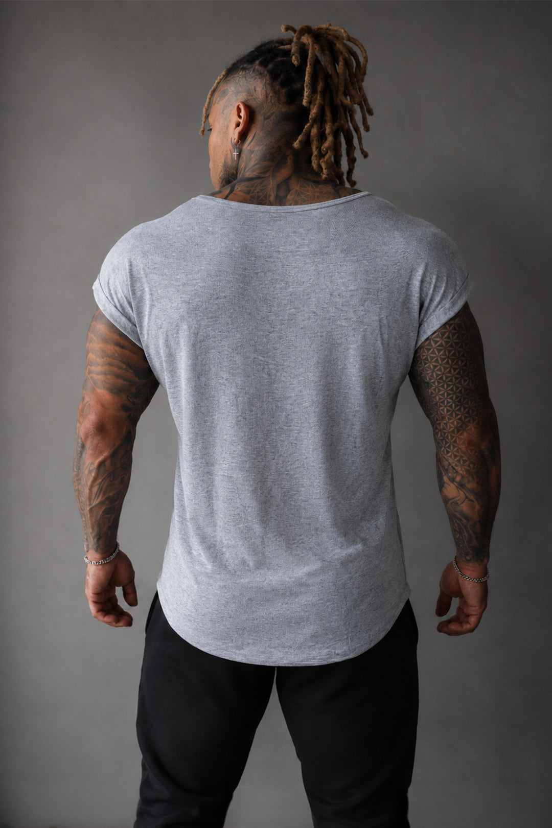 Evolve Cap Sleeve Muscle T-Shirt 2.0 - Light Gray