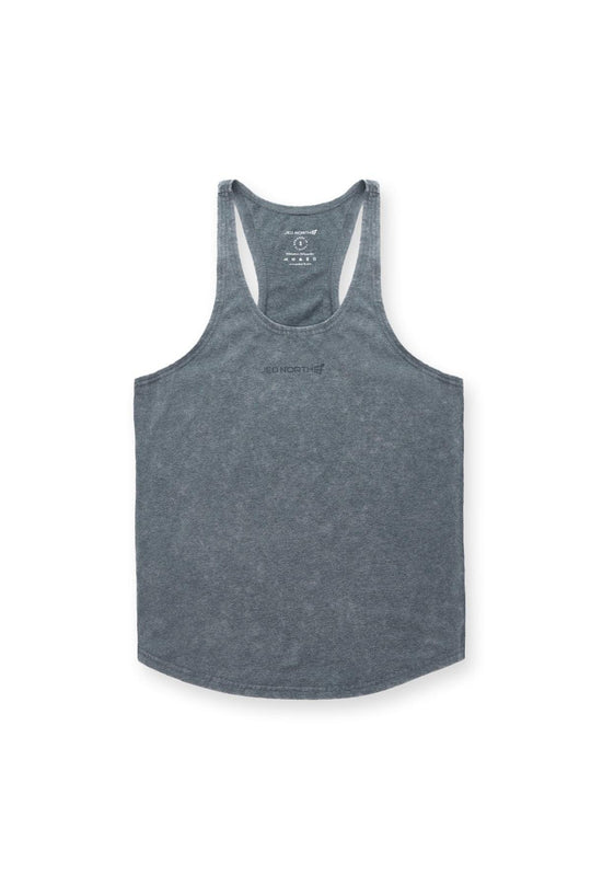 Classic Vintage Washed Racerback Stringer - Heather Gray