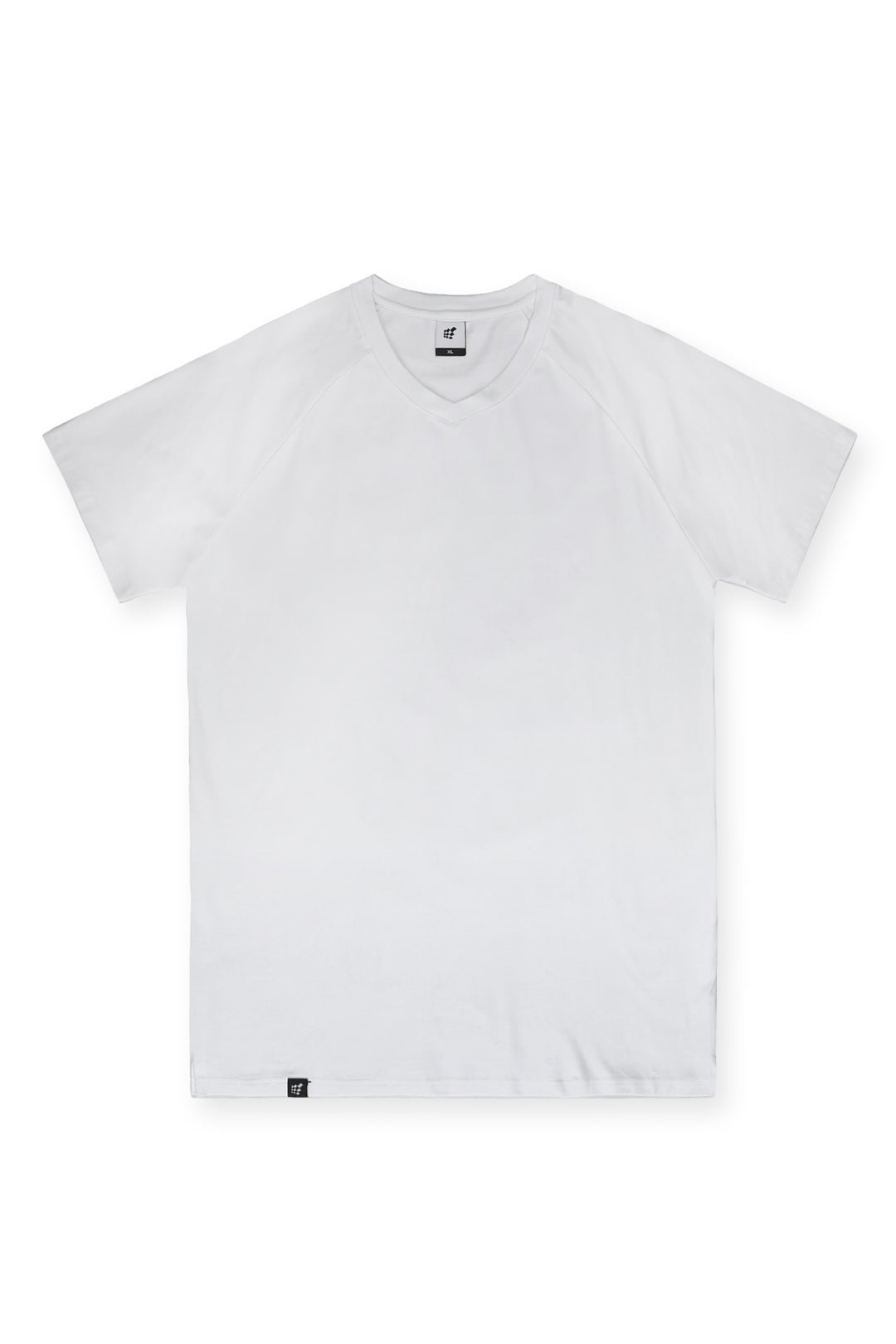 V Neck Muscle-Fit T-Shirt - White
