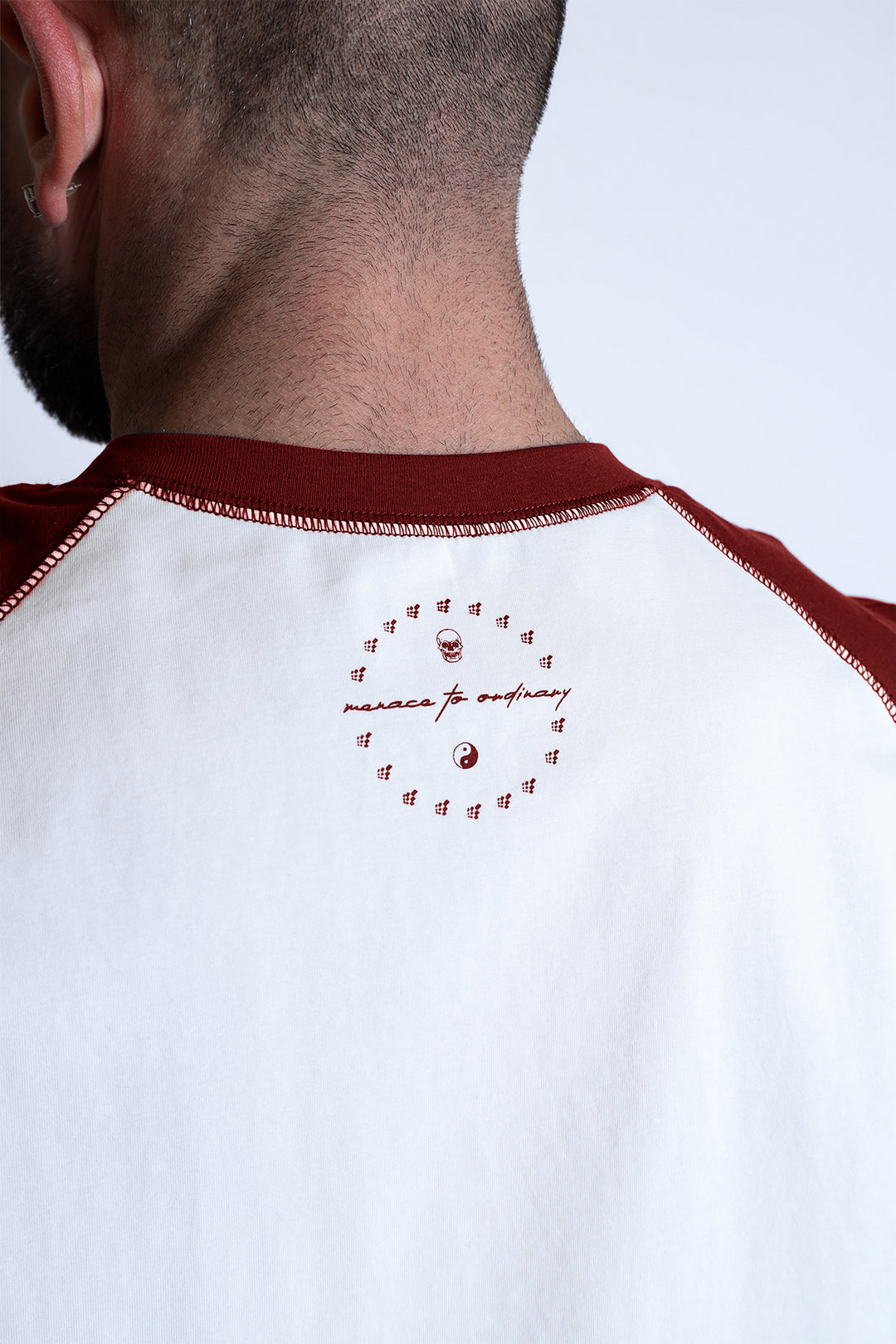 Raglan Sleeveless Tank Top - Brick Red