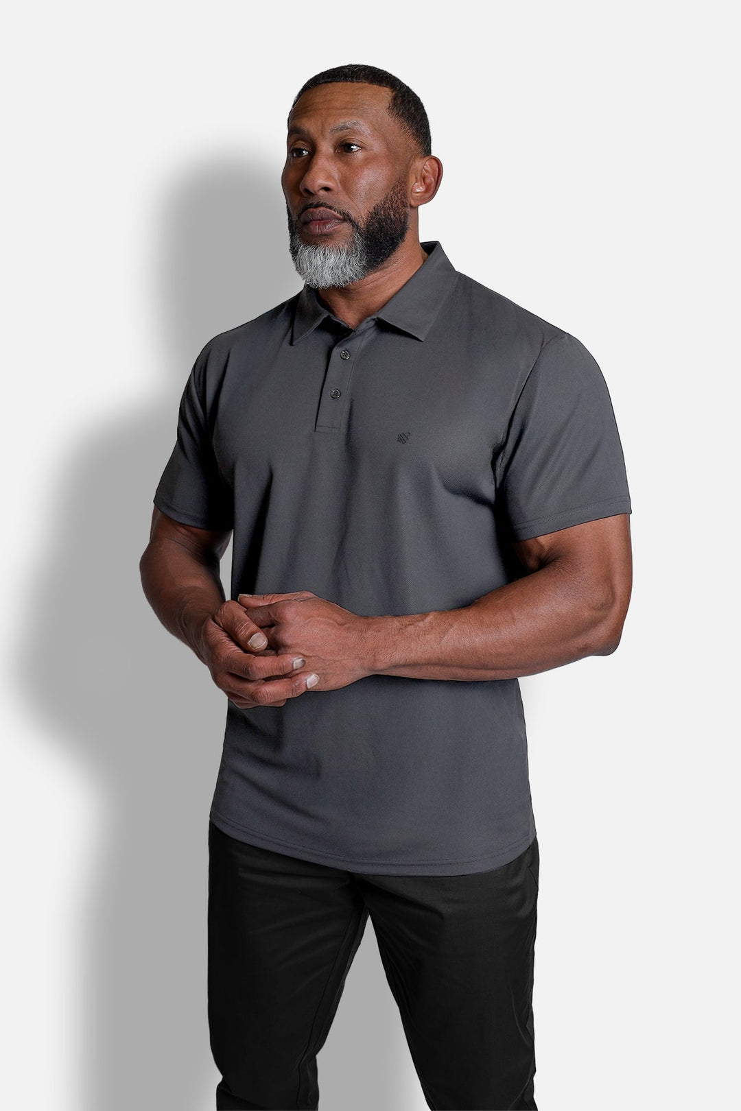 Fast-Dry Polo T-Shirt - Dark Gray