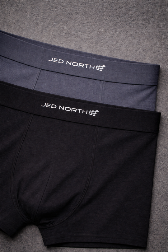 Men's Seamless Performance Briefs 2-Pack - Black & Gray