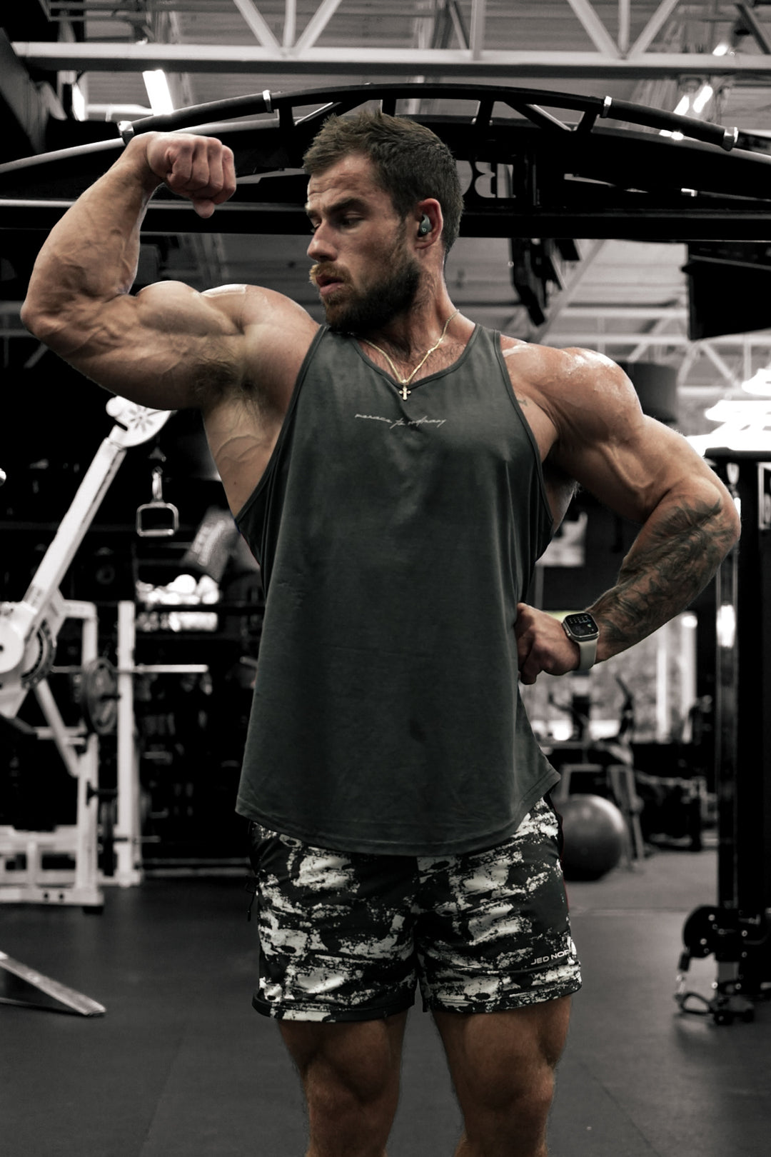 Dynamic Bodybuilding Stringer - Dark Gray