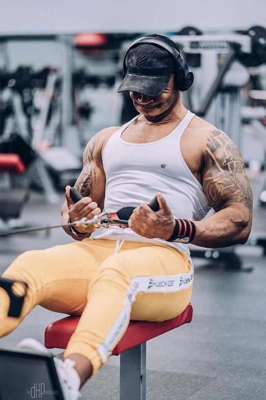 Dri-Fit Workout Bodybuilding Stringer - White - Jed North